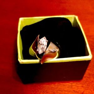 Sterling silver and CZ